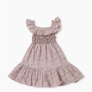Sea Newyork Girl Lilac Floral Ruffle Dress